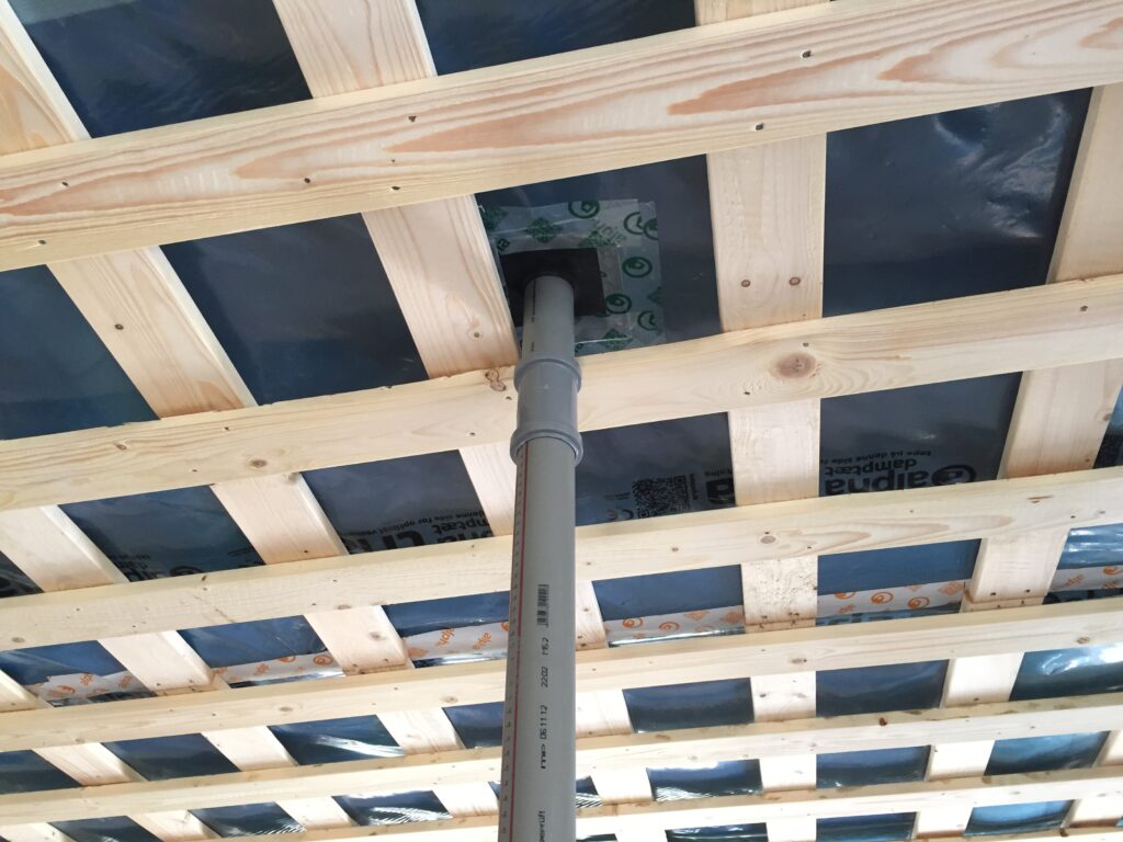 Rør i loft